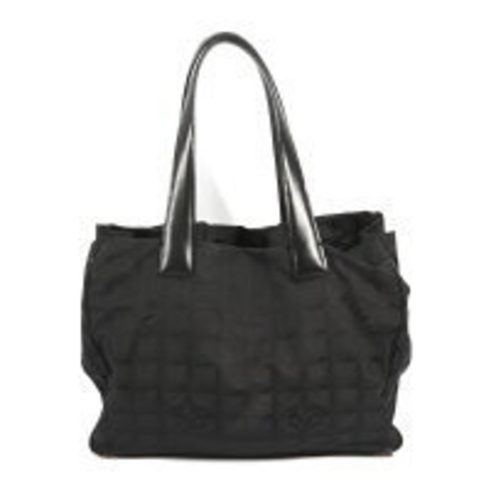 CHANEL Cocomark Travel Tote Bag Black Nylon Leather - Picture 2 of 8